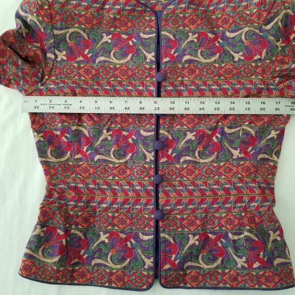 Vintage Crop Top 55% Linen Size 4P - Picture 7 of 11